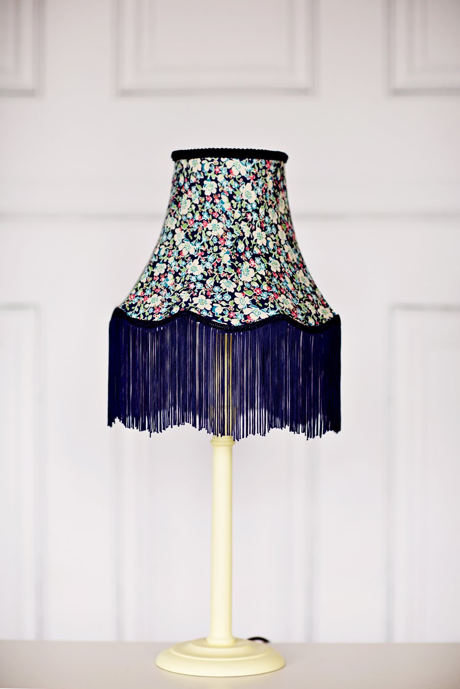 Hand stitched lampshade