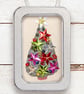 Christmas decoration, Christmas tree in a little tin, hanging decoration - Image 6