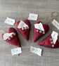 One Red Fabric Heart with Personalised Message Wedding Engagement Proposal - Image 4
