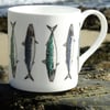 Ceramic Mackerel Mug