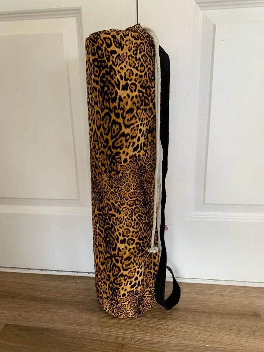 Yoga Mat Bag Leopard print