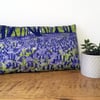 'Bluebell Woods' handmade cushion