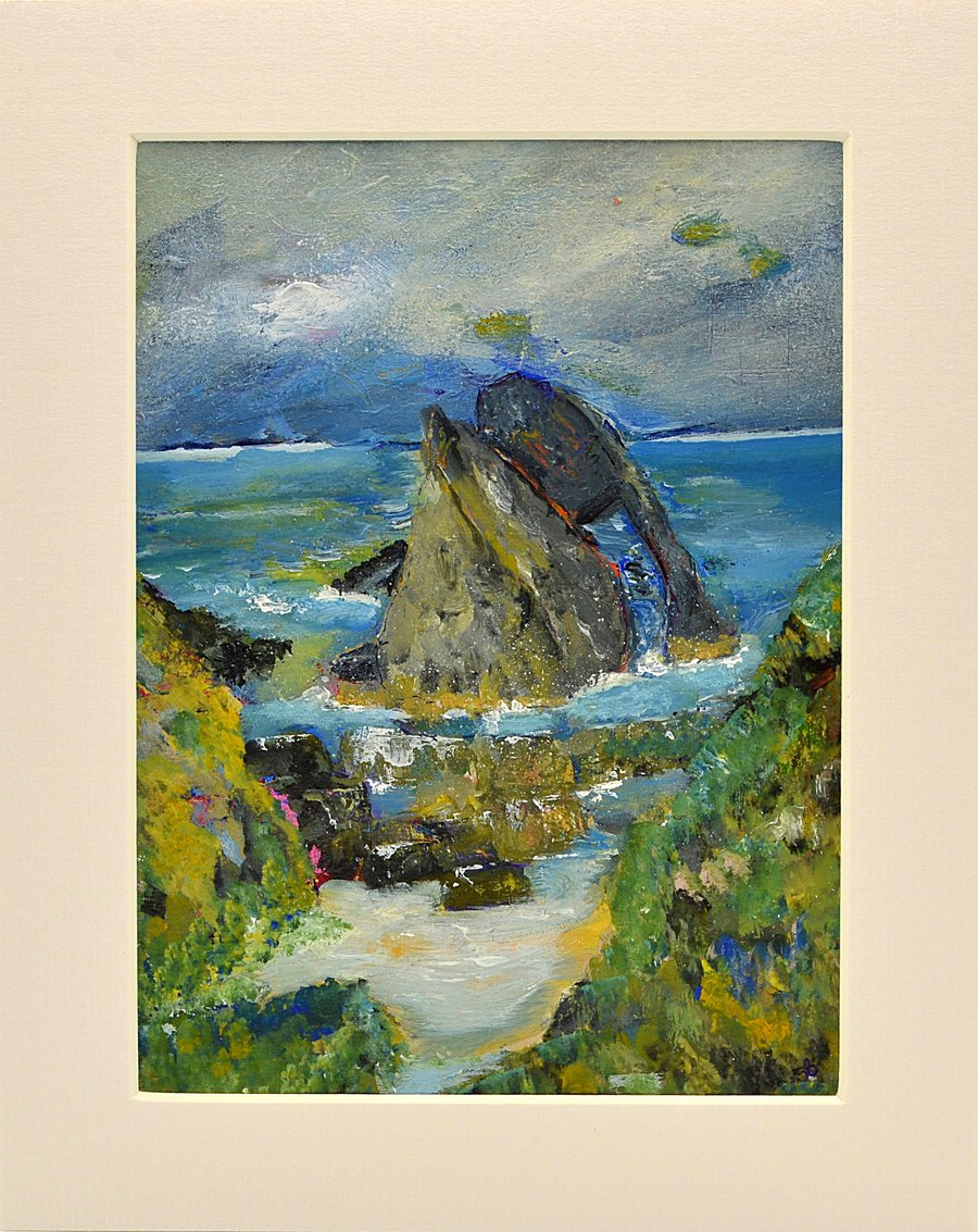 Original Painting of the Banff Coast (10 x 8 inches)