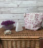 Hand Printed Linen Wash Bag, Toiletry Bag, Accessory Bag - Image 2