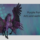 Purple pony silver arts 
