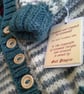 Designer Baby Boys Hand Knitted Cardigan  6-12 months size - Image 2