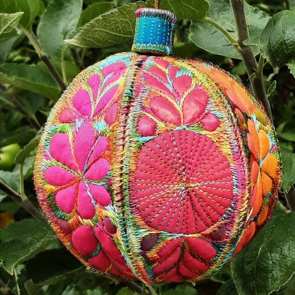 Rainbow Christmas Bauble Decoration 