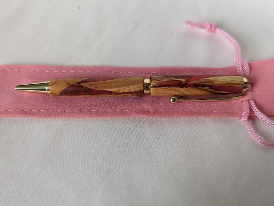 Wooden and Resin Pen