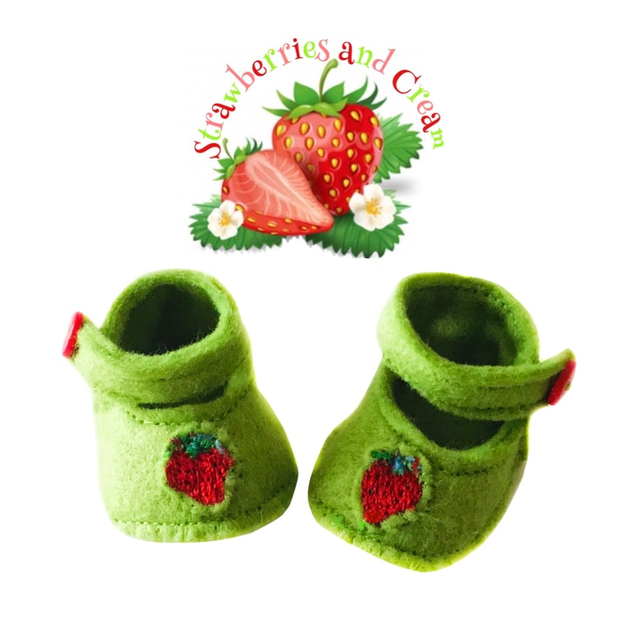 Reserved for Kat - Strawberry Shoes