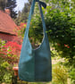 Vintage wool and canvas boho bag. - Image 5