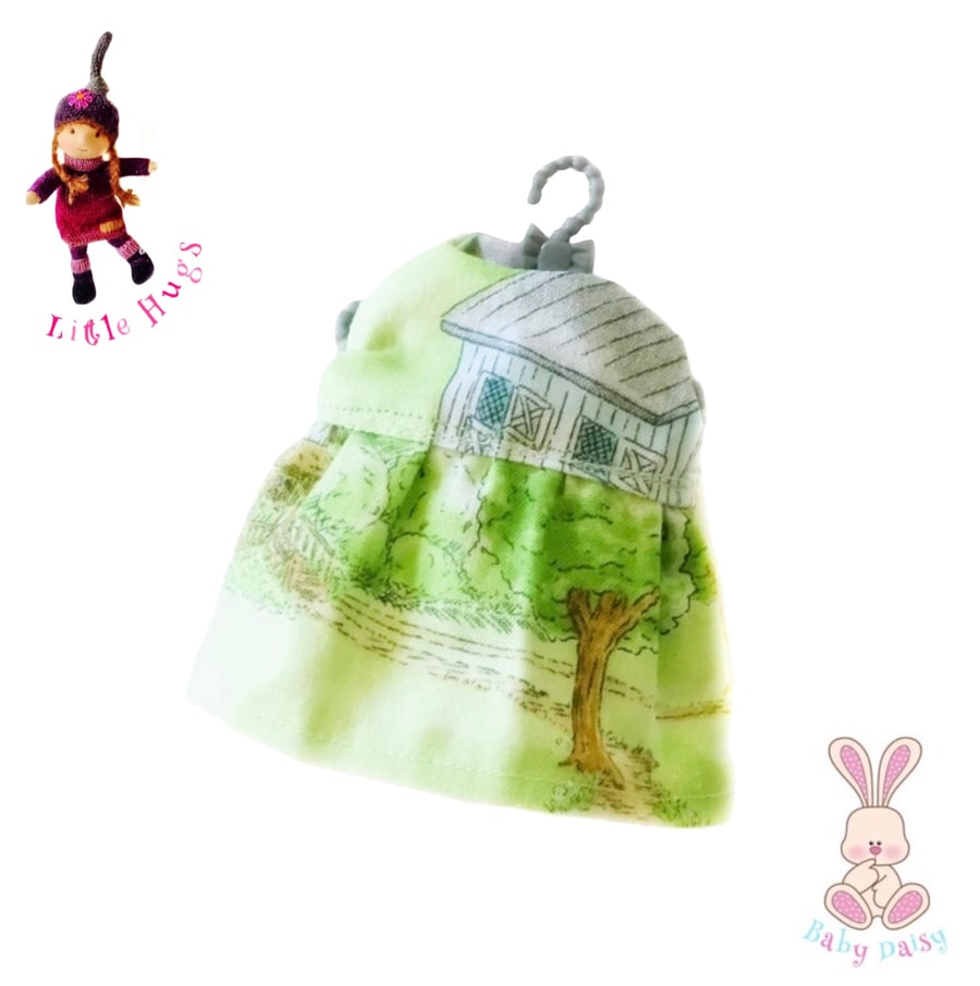 Mulberry Farm Dress to fit the Little Hugs dolls and Baby Daisy