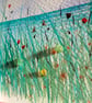 Sea Glass Poppy Coastal Art, Original Beach Watercolour, One-of-a-Kind Handmade - Image 5