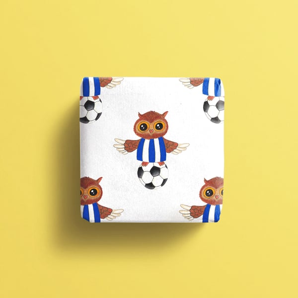 Owls wrapping paper for Sheffield Wednesday fans
