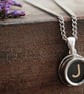 Typewriter Letter Key Necklace Custom Initial Made to Order - Image 2
