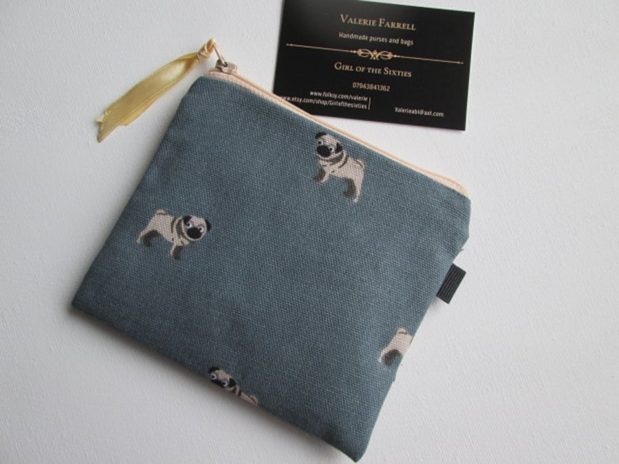 SALE Pugs  Coin Purse