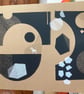 Donkey Abstract No.1 three-colour A2 screen-print - Image 7