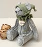 Hand sewn teddy bear, one of a kind collectable elf artist bear by Bearlescent  - Image 4