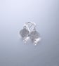 Colourful Blue Onyx and Sterling Silver Drop Earrings - Image 4