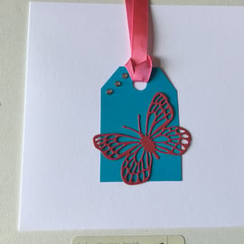 Any occasion card. Butterfly. Blank card. CC870