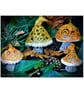 Gold Toadstool Christmas decoration - Image 3