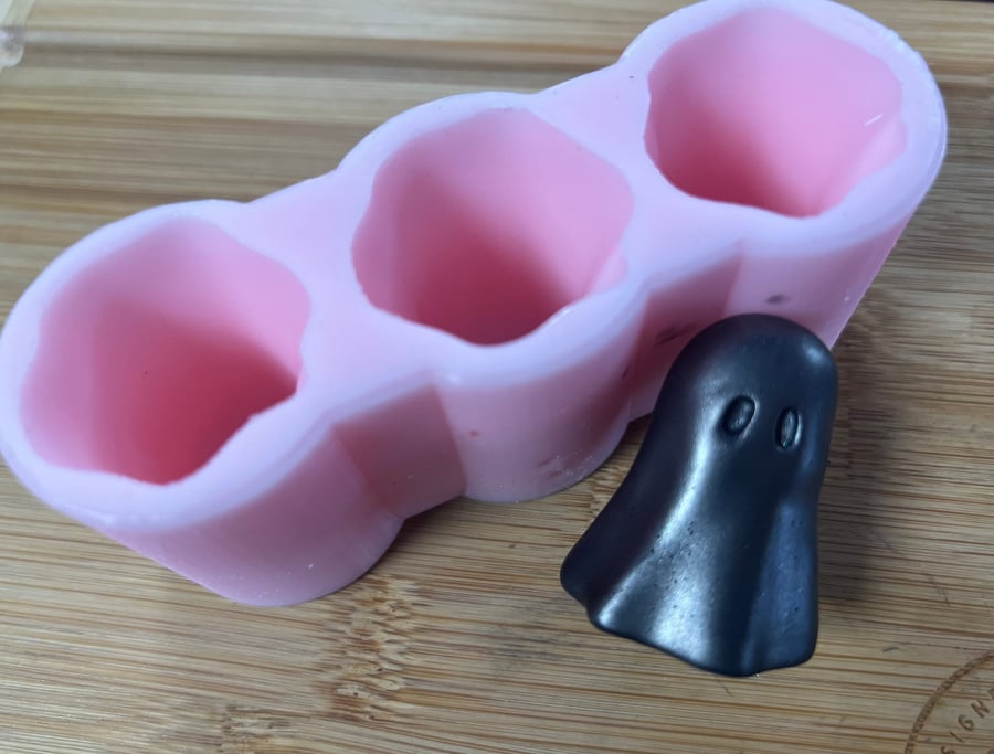 3d Ghost Wax Melt Silicone Mold for Wax. Ghost Wax Melt Silicone Mould.