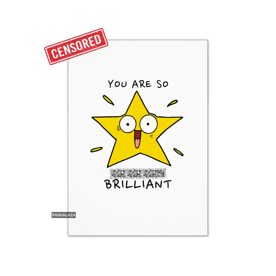 Funny Congrats Card - Novelty Congratulations Greeting Card