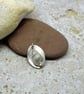 Silver Sea shell small oval unisex pendant - Image 1