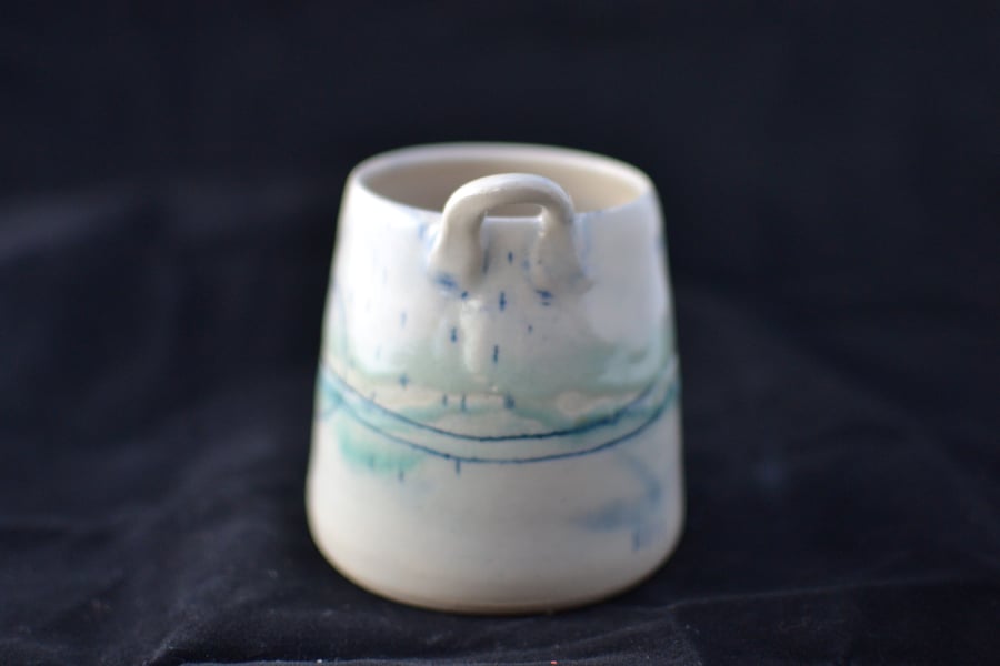 Fundraising ceramics - Seascape Sugar bowl