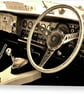 Classic Vintage Jaguar Car Interior Photograph Print - Image 6