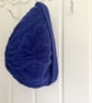 Blue Cabled Hat knitting kit - Image 3