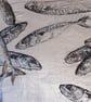 A Mackerel Muddle Textile Artwork