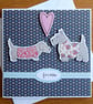 Dog Card - For You - Blue - Anniversary, Birthday