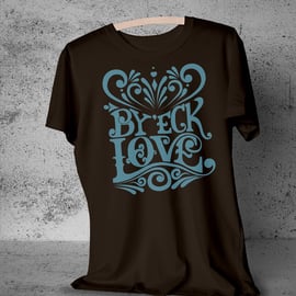 Men's type t-shirt. By 'eck Love- Yorkshire Typography T-shirt. Graphic male top