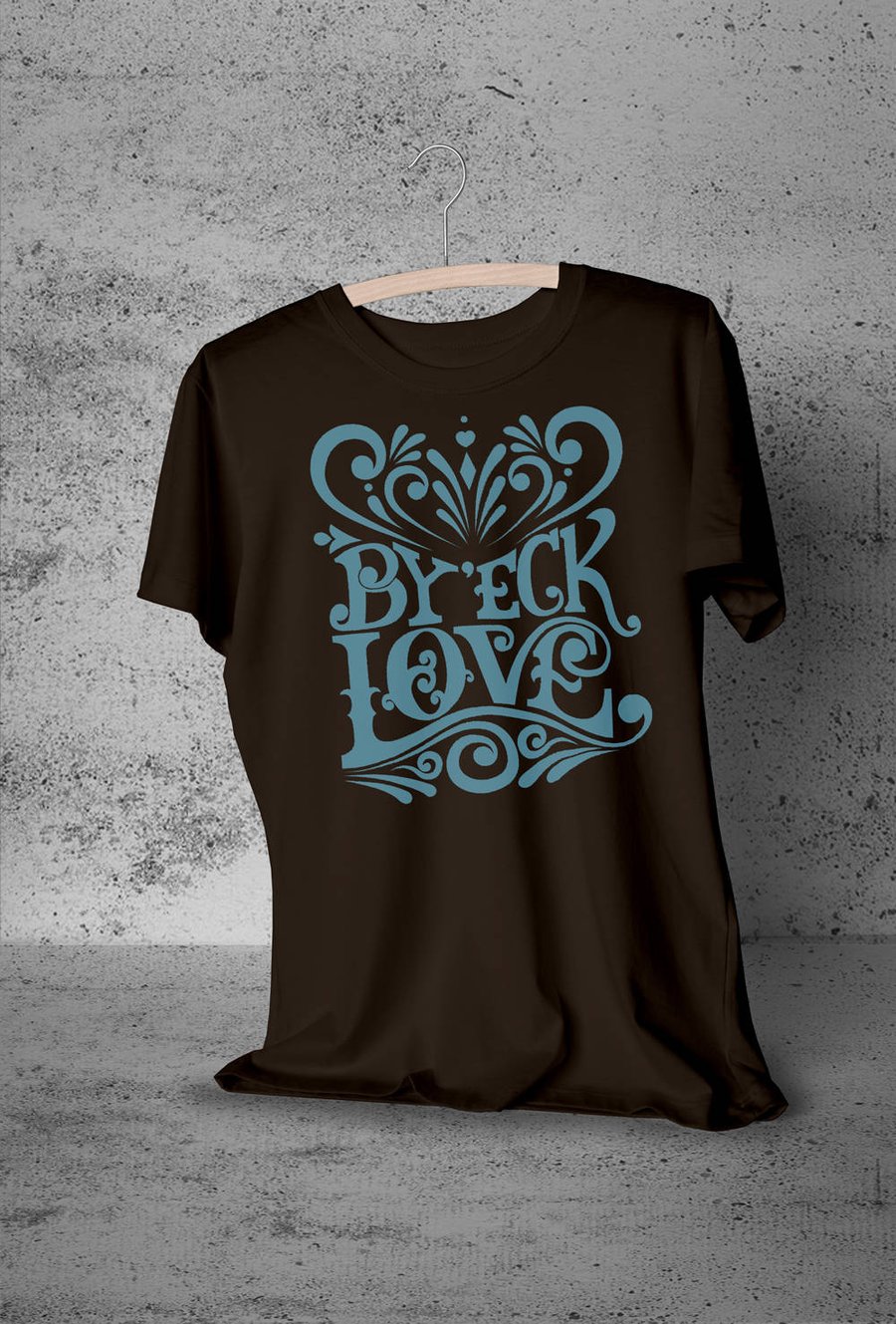 Men's type t-shirt. By 'eck Love- Yorkshire Typography T-shirt. Graphic male top