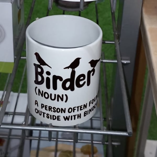 Funny Birder Mug "Birder (noun)" Birders, wildlife enthusiasts, nature nerds