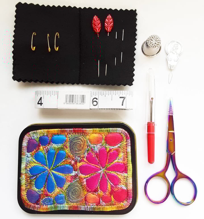 Sewing Notions Travel Sewing Tin