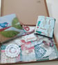 Needle Case and Slow Stitching Starter Set - choice of vintage textile themes - Image 1