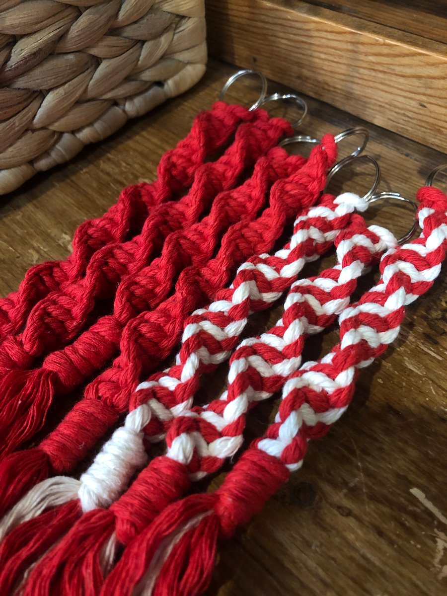 Macrame keyrings