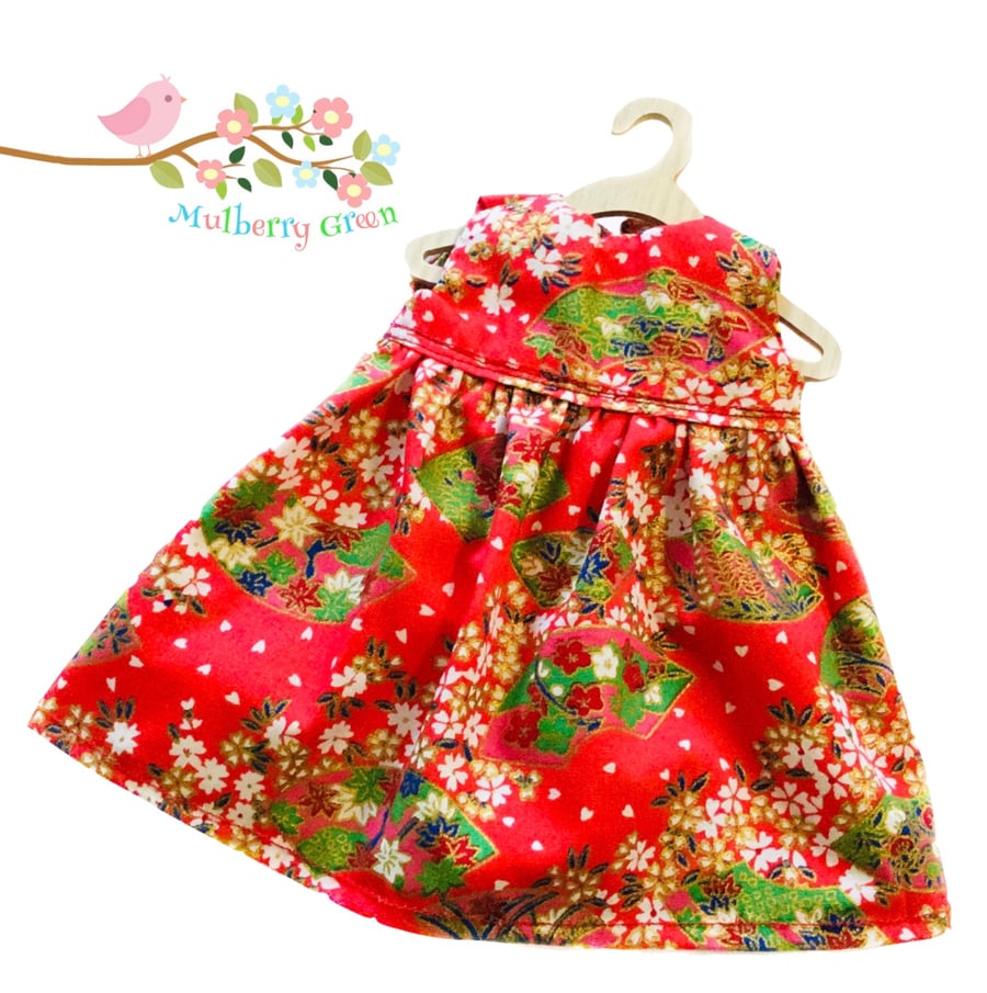 Cherry Blossom Dress to fit the Mulberry Green characters 