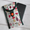 Vegetables Glasses or Phone Case, Storage Pouch