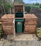 triple wheelie bin store - Image 2