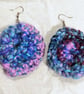 Purple Boho Earrings - Image 1