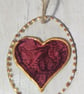 Valentine's Day card. Hearts card and heart sun catcher gift. - Image 2