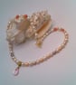 Peaches and Cream Freshwater Pearl Jewellery Set, Pearl Jewellery, Gift for Her - Image 2