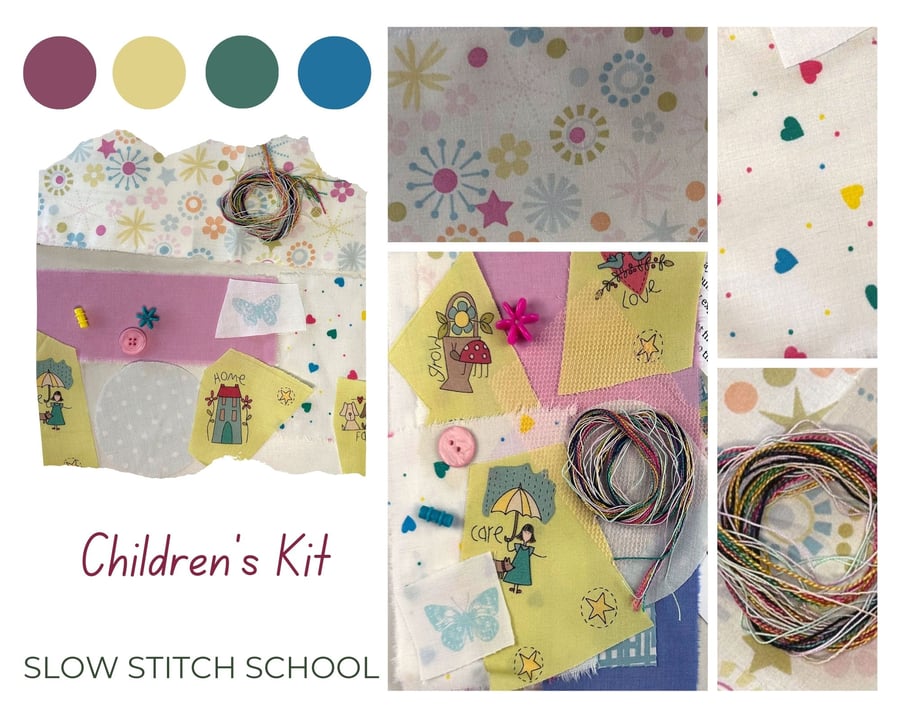 Slow Stitching Scroll Kit - Fun and Friendly Children's Kit