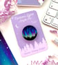 Aurora Borealis Northern Lights Acrylic Pin - Image 1