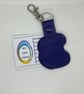 Embroidered initial Keyring B - Image 2