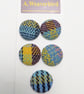 Striped Covered Buttons - Image 2