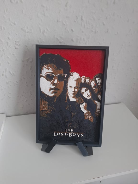 The Lost Boys 3D HueForge Framed Print 