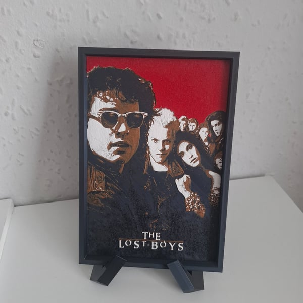The Lost Boys 3D HueForge Framed Print 